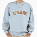 Cleveland Sports College Font Sweatshirt - Minimalist Print Unisex - T-Shirt, Sweatshirt, Hoodie