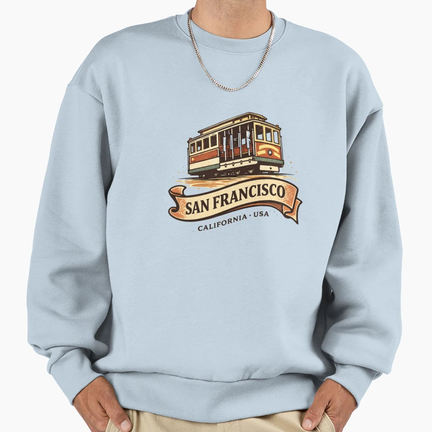 San Francisco Sweatshirt - Trendy Graphic Unisex - T-Shirt, Sweatshirt, Hoodie