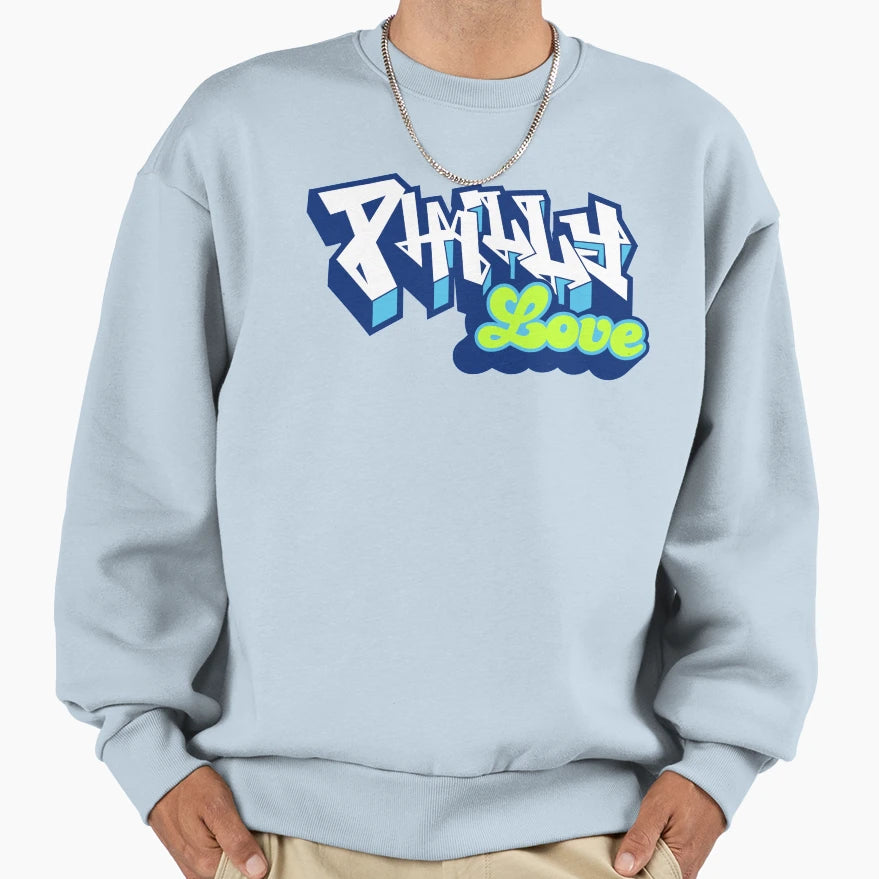 Philly Love Sweatshirt - Aesthetic Graphic Men Women - T-Shirt, Sweatshirt, Hoodie