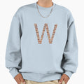 Brick Wall W Letter Sweatshirt - Aesthetic Graphic Unisex - T-Shirt, Sweatshirt, Hoodie