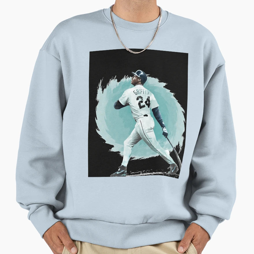 Ken Griffey Jr Sweatshirt - Aesthetic Graphic for Adults - T-Shirt, Sweatshirt, Hoodie