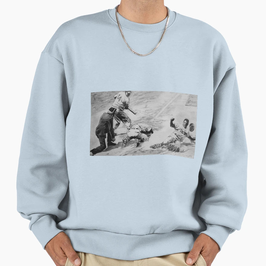 Jackie Robinson Sweatshirt - Aesthetic Graphic Unisex - T-Shirt, Sweatshirt, Hoodie