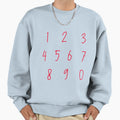 Numbers Sweatshirt - Casual Everyday Wear for Adults - T-Shirt, Sweatshirt, Hoodie
