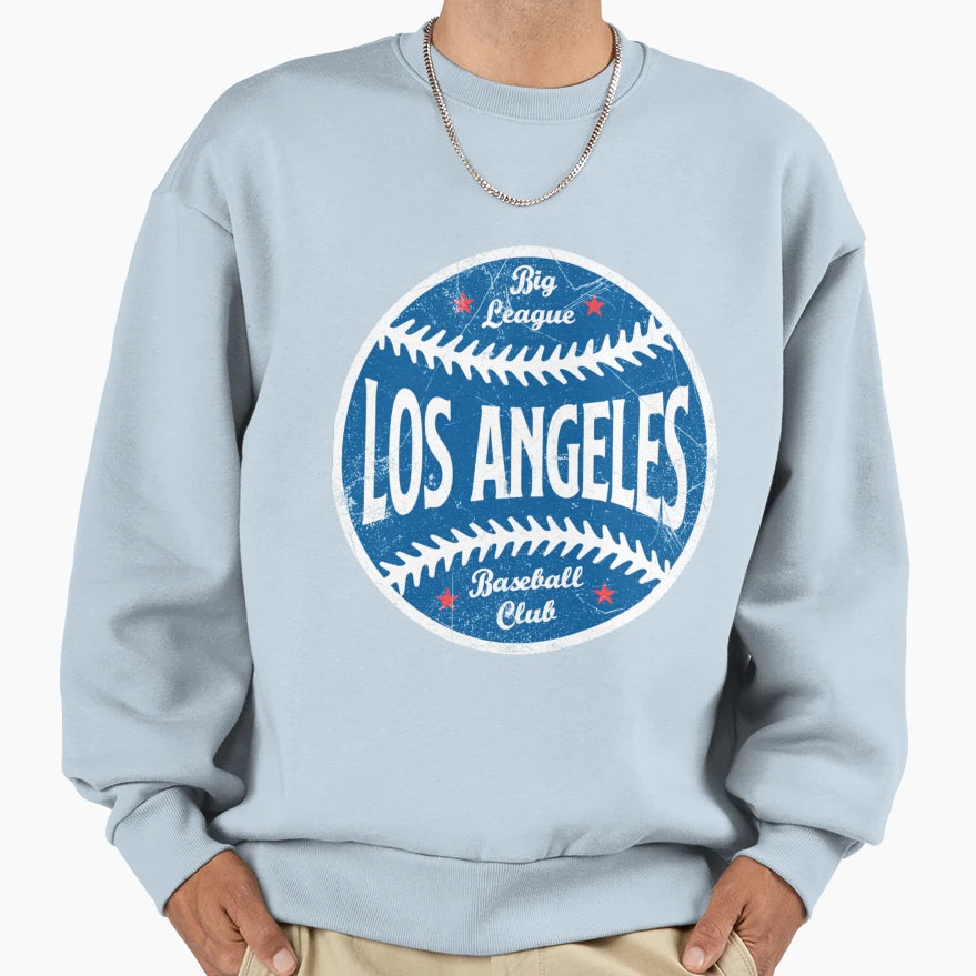 Los Angeles Big League Baseball T-Shirt - Fun Novelty Design Men Women - T-Shirt, Sweatshirt, Hoodie
