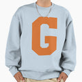 Alphabet Orange G Sports Letter G Sweatshirt - Streetwear Style Men Women - T-Shirt, Sweatshirt, Hoodie