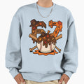 Cream Drip Funny Six Baseball Sweatshirt - Fun Novelty Design for Adults - T-Shirt, Sweatshirt, Hoodie