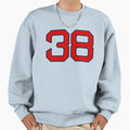 Number 38 Boston Retired Number And T-Shirt - Fun Novelty Design Unisex - T-Shirt, Sweatshirt, Hoodie