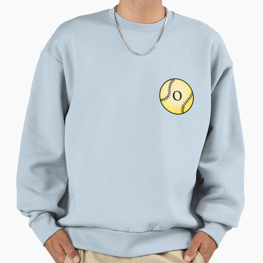 Softball Ball O Sweatshirt - Streetwear Style Unisex - T-Shirt, Sweatshirt, Hoodie