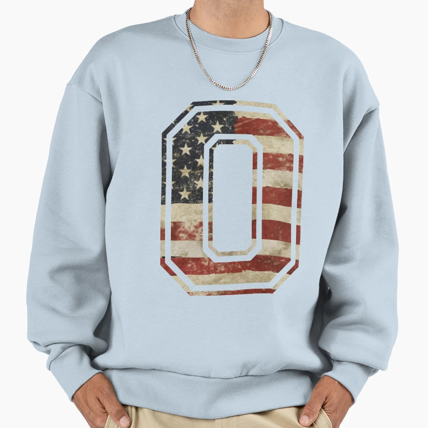 Team Sports Uniform Number 0 Sweatshirt - Minimalist Print Men Women - T-Shirt, Sweatshirt, Hoodie