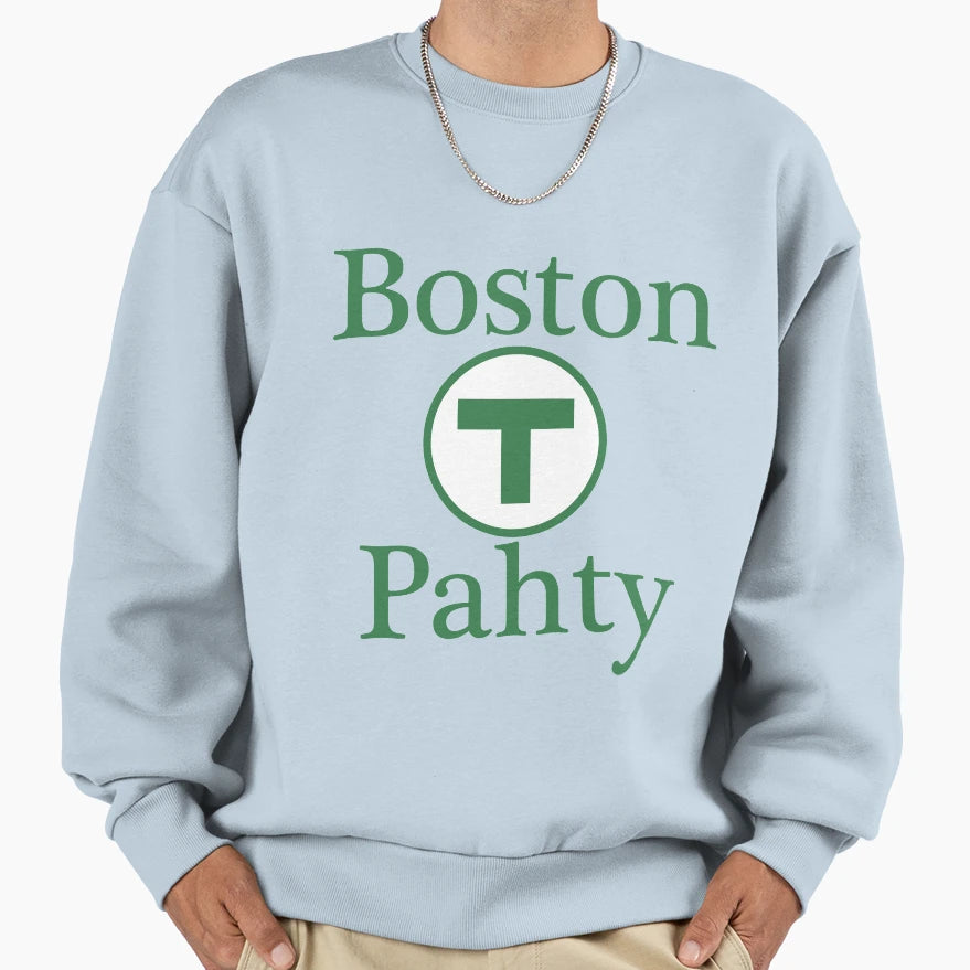 Boston T Pahty Sweatshirt - Unique Graphic for Adults - T-Shirt, Sweatshirt, Hoodie