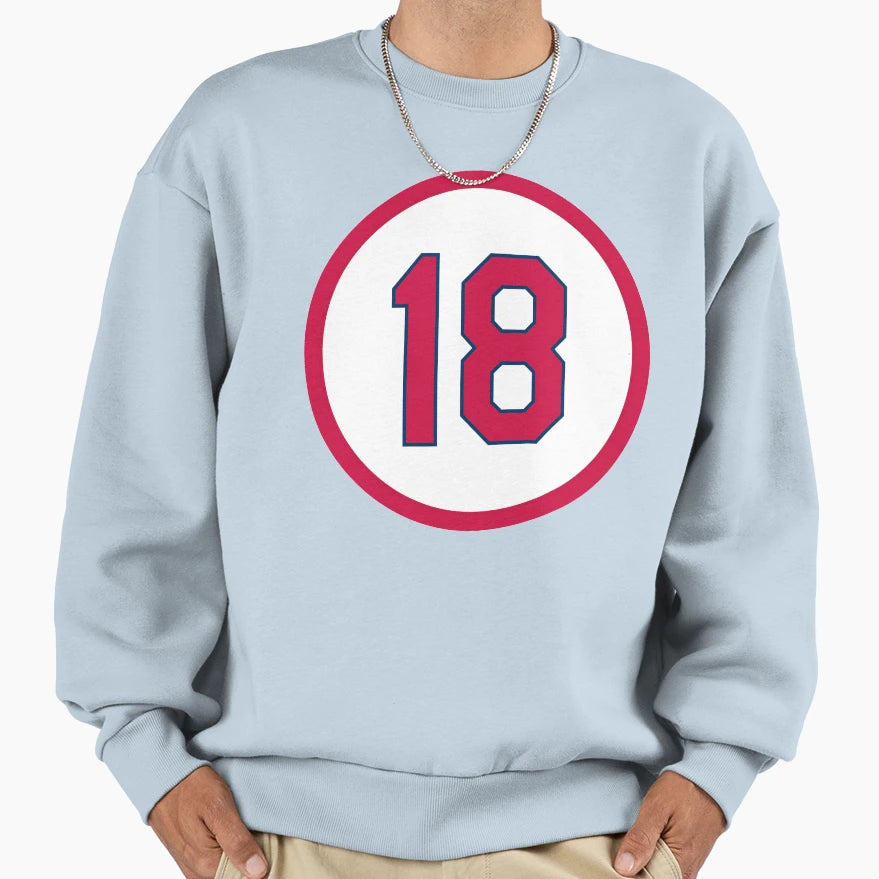 Carlos Martinez 18 Jersey Number Sweatshirt - Trendy Graphic Men Women - T-Shirt, Sweatshirt, Hoodie