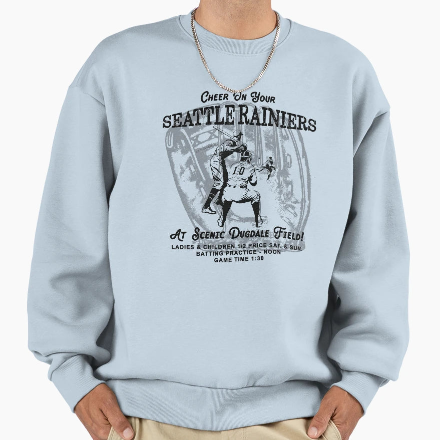 Cheer Your Seattle Rainiers Sweatshirt - Minimalist Print Unisex - T-Shirt, Sweatshirt, Hoodie
