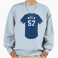 Brad Wieck Jersey Sweatshirt - Fun Novelty Design for Adults - T-Shirt, Sweatshirt, Hoodie