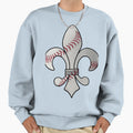 St Louis Baseball Fleur De Lis Sweatshirt - Aesthetic Graphic Men Women - T-Shirt, Sweatshirt, Hoodie