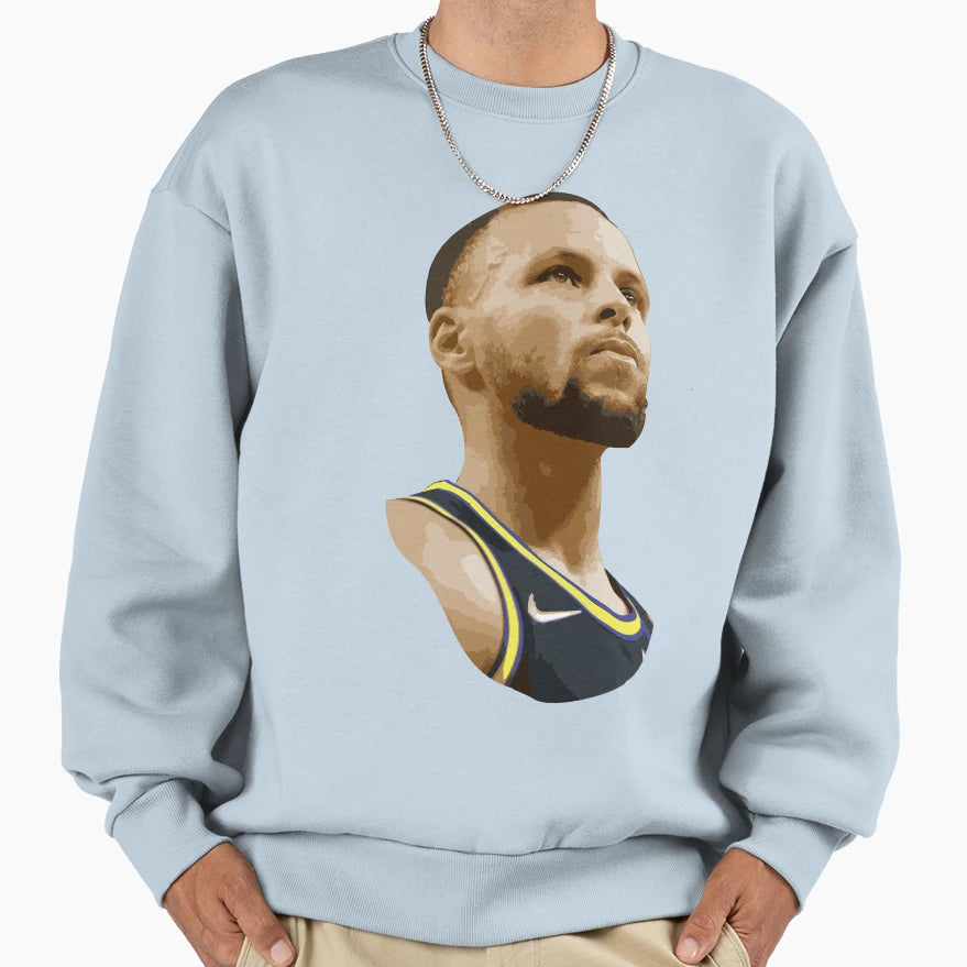 Stephen Curry Bench Celebration Sweatshirt - Unique Graphic Unisex - T-Shirt, Sweatshirt, Hoodie