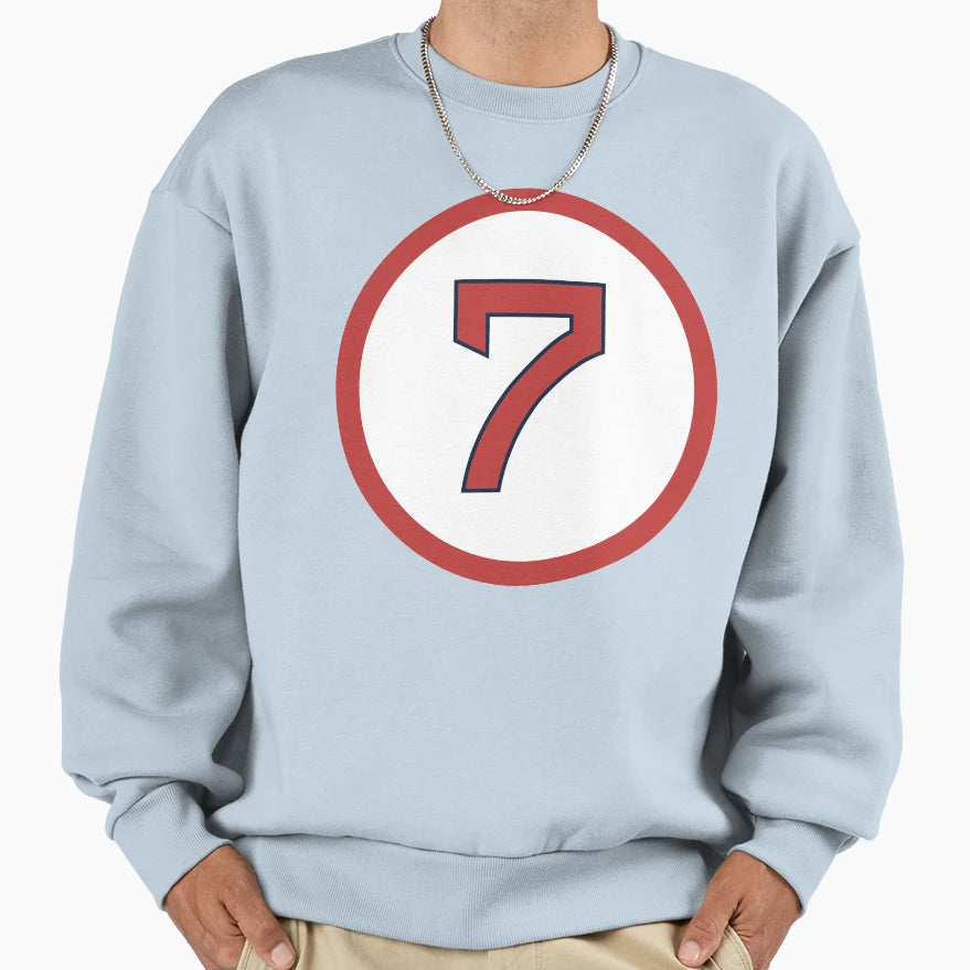 Christian Vazquez 7 Jersey Number Sweatshirt - Graphic Print Unisex - T-Shirt, Sweatshirt, Hoodie