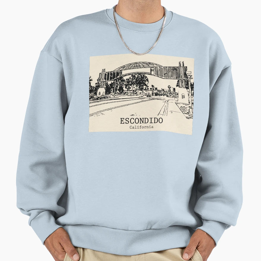 Escondido California Sweatshirt - Trendy Graphic Men Women - T-Shirt, Sweatshirt, Hoodie