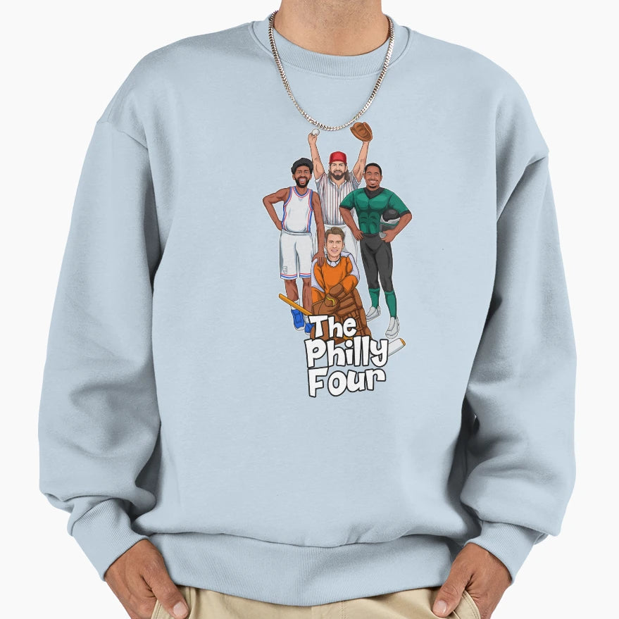 Philly Four Sweatshirt - Trendy Graphic Unisex - T-Shirt, Sweatshirt, Hoodie