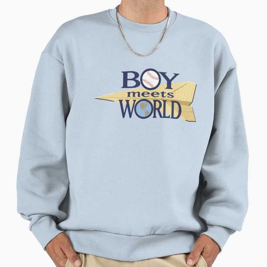 Meets World Sweatshirt - Unique Graphic for Adults - T-Shirt, Sweatshirt, Hoodie