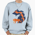 Michigan Border Tigers Sweatshirt - Aesthetic Graphic Unisex - T-Shirt, Sweatshirt, Hoodie