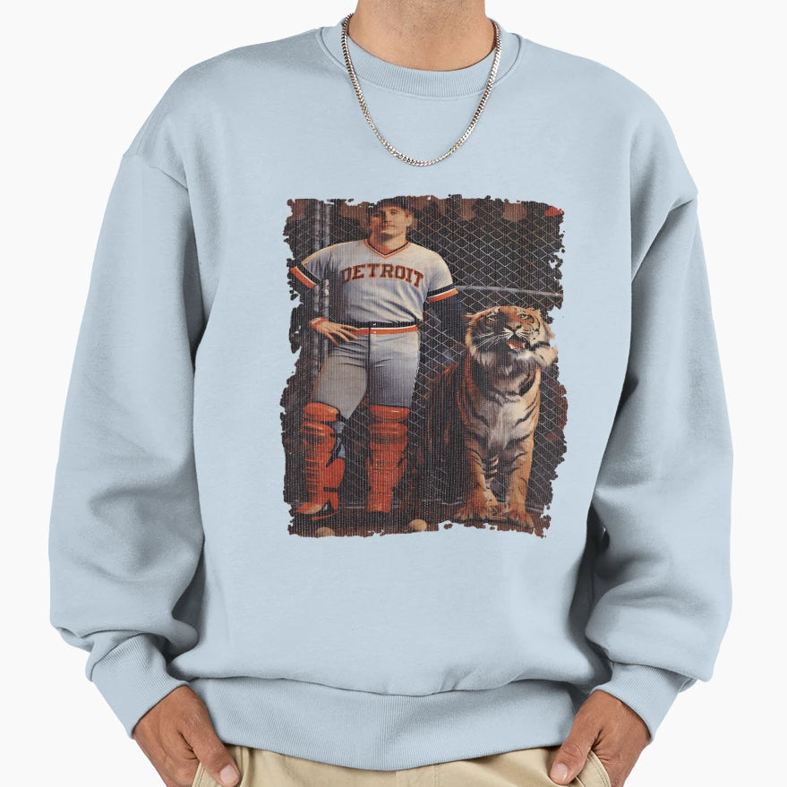 Lance Parrish Detroit Tigers Sweatshirt - Minimalist Print Men Women - T-Shirt, Sweatshirt, Hoodie