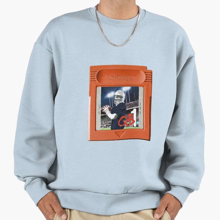 Football Chicago Sweatshirt - Minimalist Print Men Women - T-Shirt, Sweatshirt, Hoodie