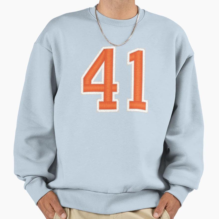 Sports Number 41 Jersey Forty One Sweatshirt - Streetwear Style for Adults - T-Shirt, Sweatshirt, Hoodie