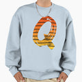 Letter Q Initials Sweatshirt - Unique Graphic Men Women - T-Shirt, Sweatshirt, Hoodie