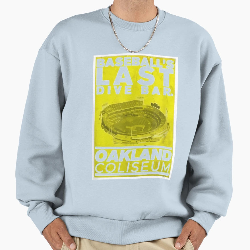 Baseballs Last Dive Bar Sweatshirt - Fun Novelty Design for Adults - T-Shirt, Sweatshirt, Hoodie