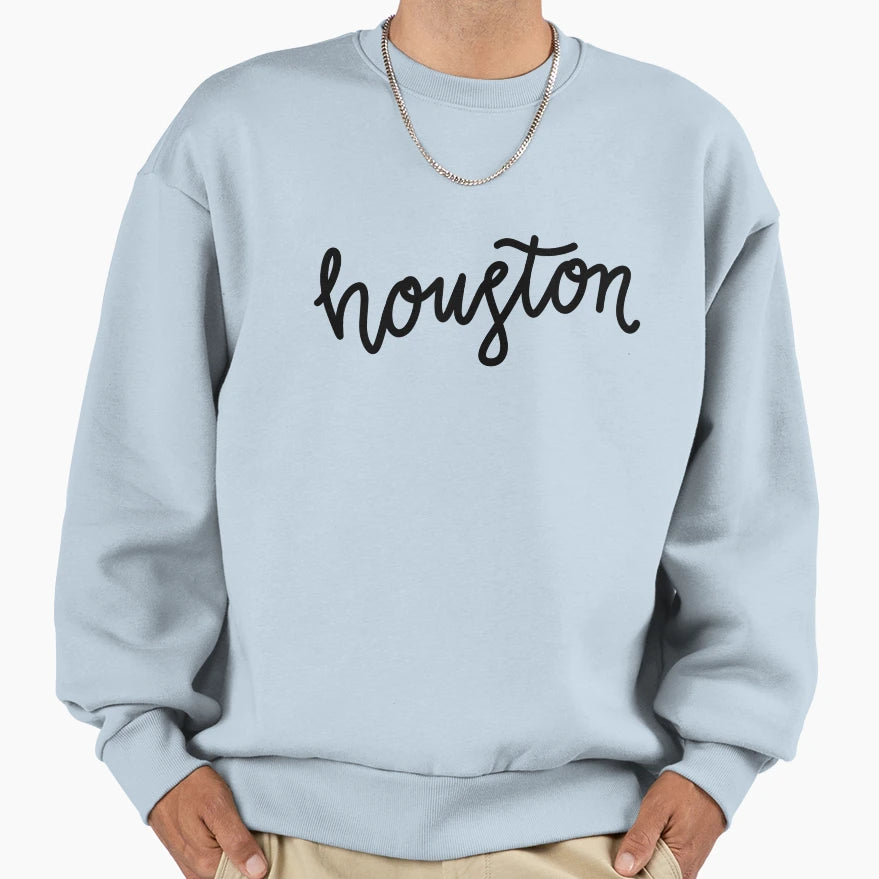 Houston Sweatshirt - Minimalist Print for Adults - T-Shirt, Sweatshirt, Hoodie