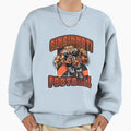Cincinnati Football Sweatshirt - Custom Art Print Men Women - T-Shirt, Sweatshirt, Hoodie