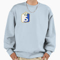 Finnish Emblem Suojeluskunta White Sweatshirt - Trendy Graphic Unisex - T-Shirt, Sweatshirt, Hoodie
