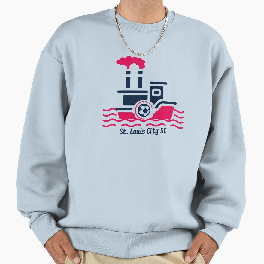 St Louis City Sc Steamers Inspired Sweatshirt - Trendy Graphic Men Women - T-Shirt, Sweatshirt, Hoodie
