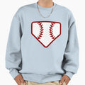 Baseball Home Plate Stitches Sweatshirt - Streetwear Style Men Women - T-Shirt, Sweatshirt, Hoodie