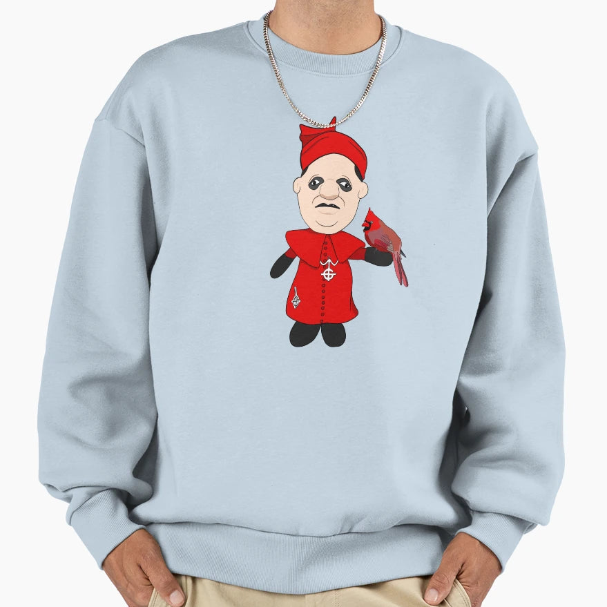 Plushia Copia And His Red Cardinal Sweatshirt - Trendy Graphic for Adults - T-Shirt, Sweatshirt, Hoodie