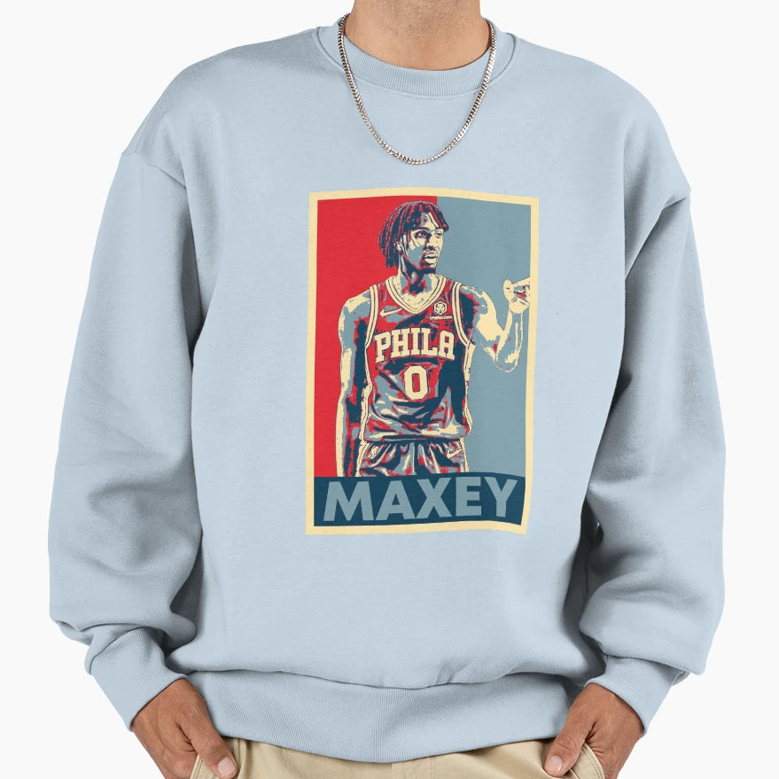 Tyrese Maxey Sweatshirt - Aesthetic Graphic for Adults - T-Shirt, Sweatshirt, Hoodie