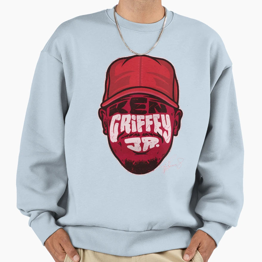 Ken Griffey Jr Player Silhouette Sweatshirt - Novelty Apparel Men Women - T-Shirt, Sweatshirt, Hoodie