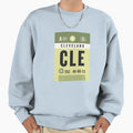 Luggage Tag Cle Cleveland Usa Sweatshirt - Trendy Graphic Men Women - T-Shirt, Sweatshirt, Hoodie