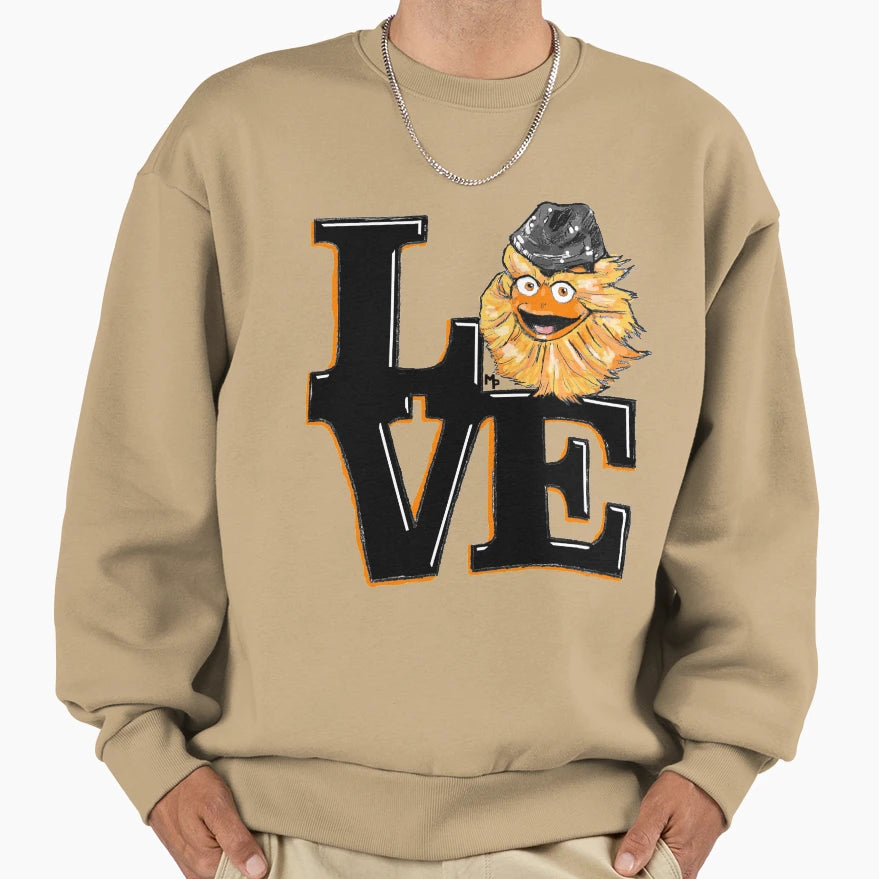 Love Gritty Sweatshirt - Aesthetic Graphic for Adults - T-Shirt, Sweatshirt, Hoodie