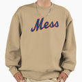 New York Mess Blue Orange Sweatshirt - Aesthetic Graphic for Adults - T-Shirt, Sweatshirt, Hoodie
