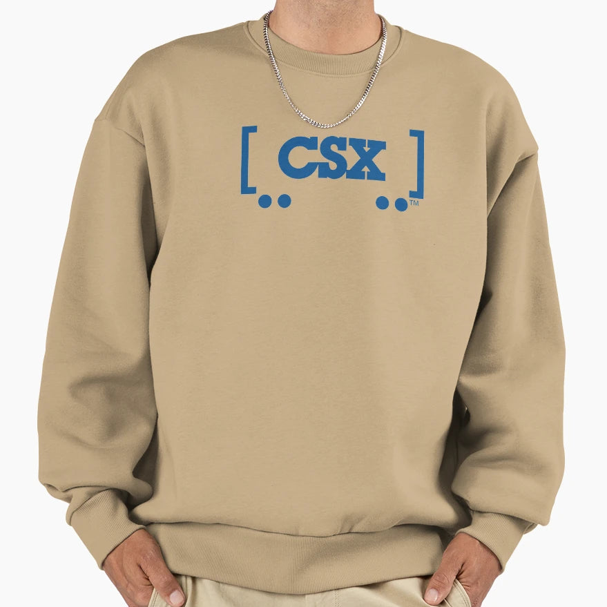 Csx Train Logo Sweatshirt - Trendy Graphic for Adults - T-Shirt, Sweatshirt, Hoodie