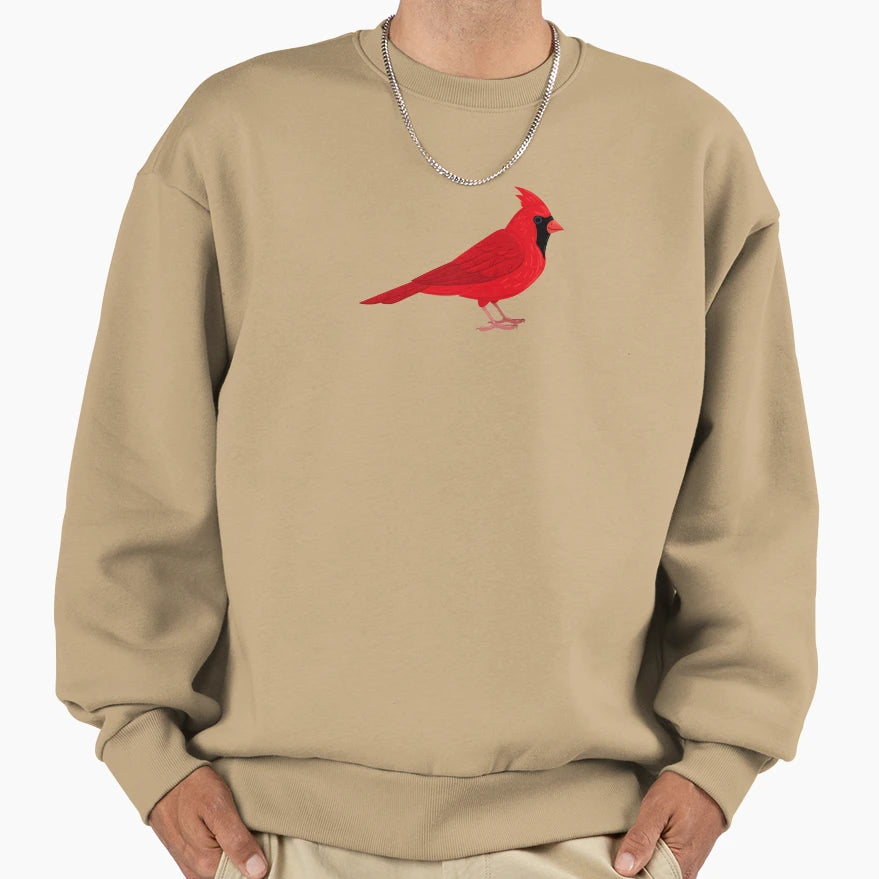 Red Cardinal Background 0 Sweatshirt - Fun Novelty Design Unisex - T-Shirt, Sweatshirt, Hoodie