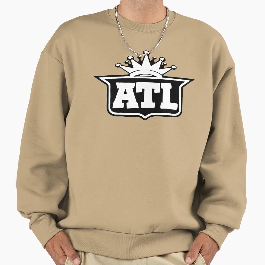 Atl Crown Sweatshirt - Unique Graphic Unisex - T-Shirt, Sweatshirt, Hoodie