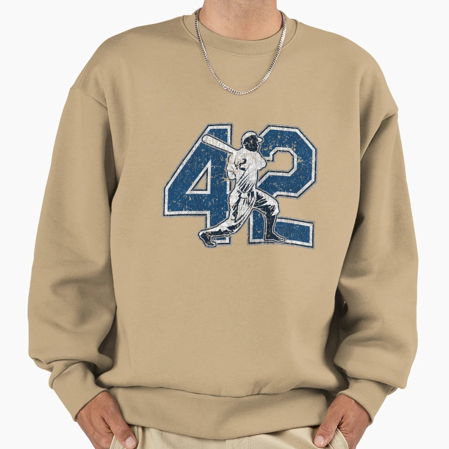 42 Jackie Sweatshirt - Trendy Graphic Men Women - T-Shirt, Sweatshirt, Hoodie