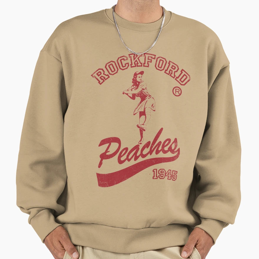 Rockford Peaches Sweatshirt - Minimalist Print Unisex - T-Shirt, Sweatshirt, Hoodie