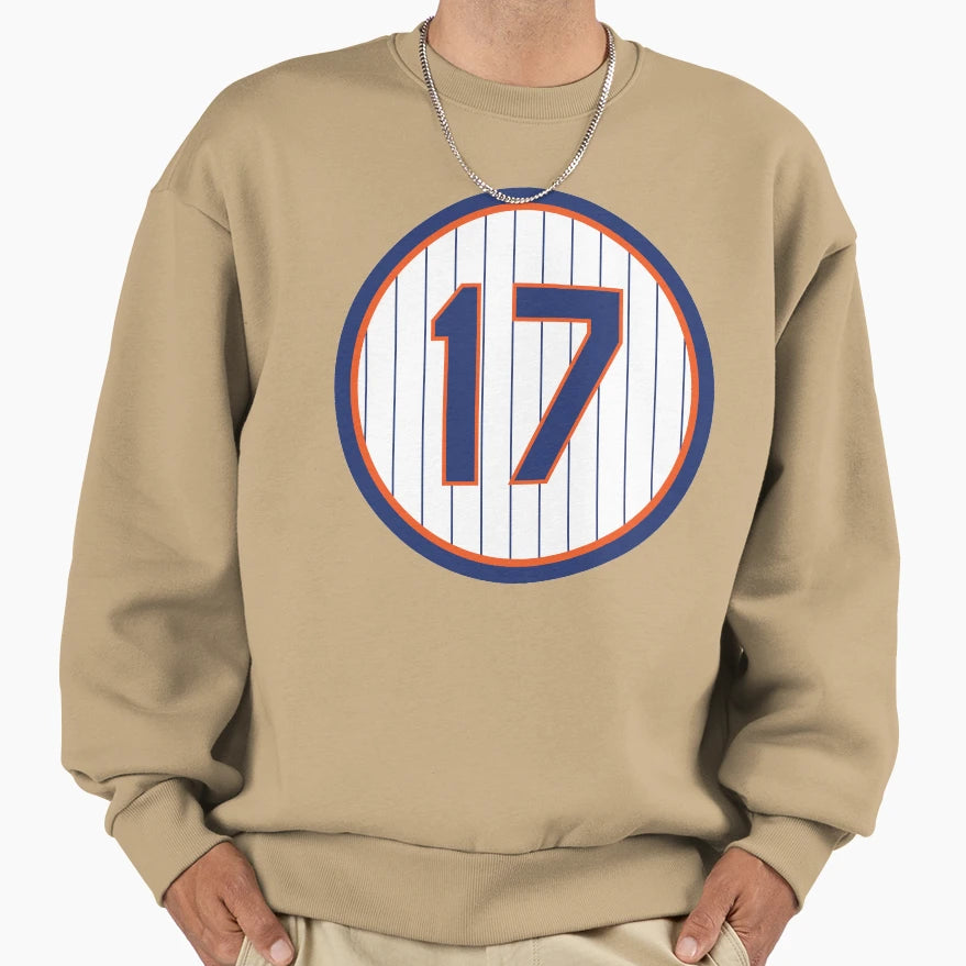 Keith Hernandez 17 Jersey Number Sweatshirt - Casual Everyday Wear Unisex - T-Shirt, Sweatshirt, Hoodie