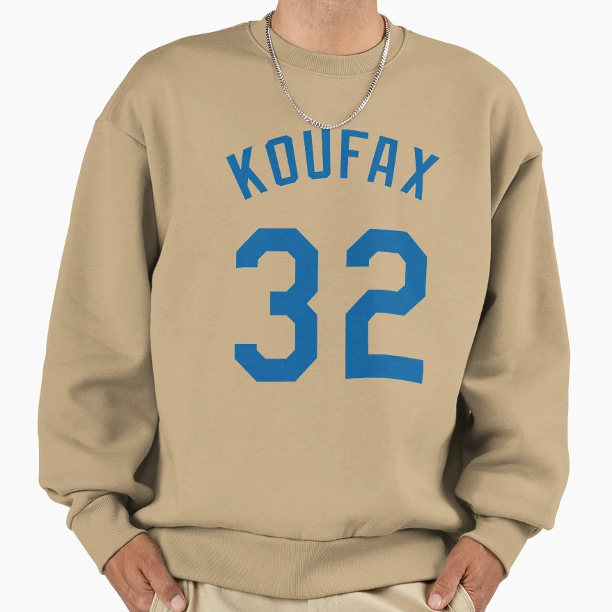 Sandy Koufax Sweatshirt - Aesthetic Graphic Men Women - T-Shirt, Sweatshirt, Hoodie
