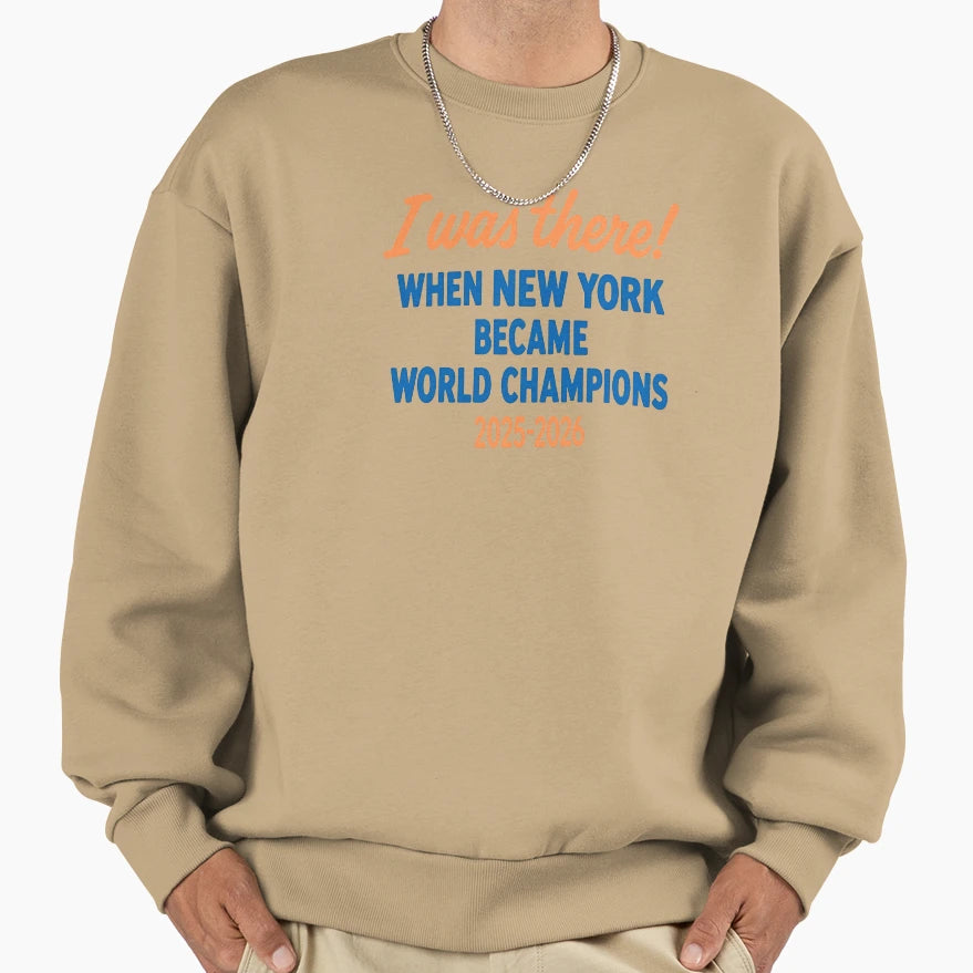 I Was There When New York Became Sweatshirt - Aesthetic Graphic Unisex - T-Shirt, Sweatshirt, Hoodie