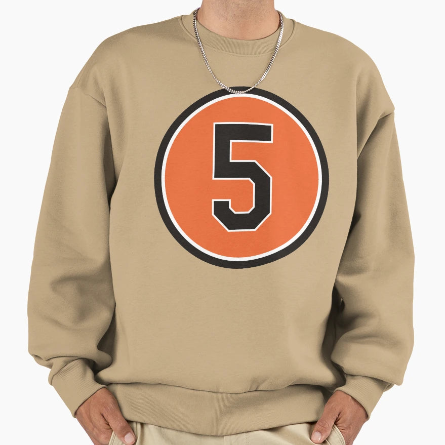 Brooks Robinson 5 Jersey Number Sweatshirt - Unique Graphic Unisex - T-Shirt, Sweatshirt, Hoodie