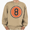 Cal Ripken Jr 8 Jersey Number Sweatshirt - Graphic Print Men Women - T-Shirt, Sweatshirt, Hoodie